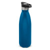 Royal Blue Push Button Powder Coated Vacuum Bottles